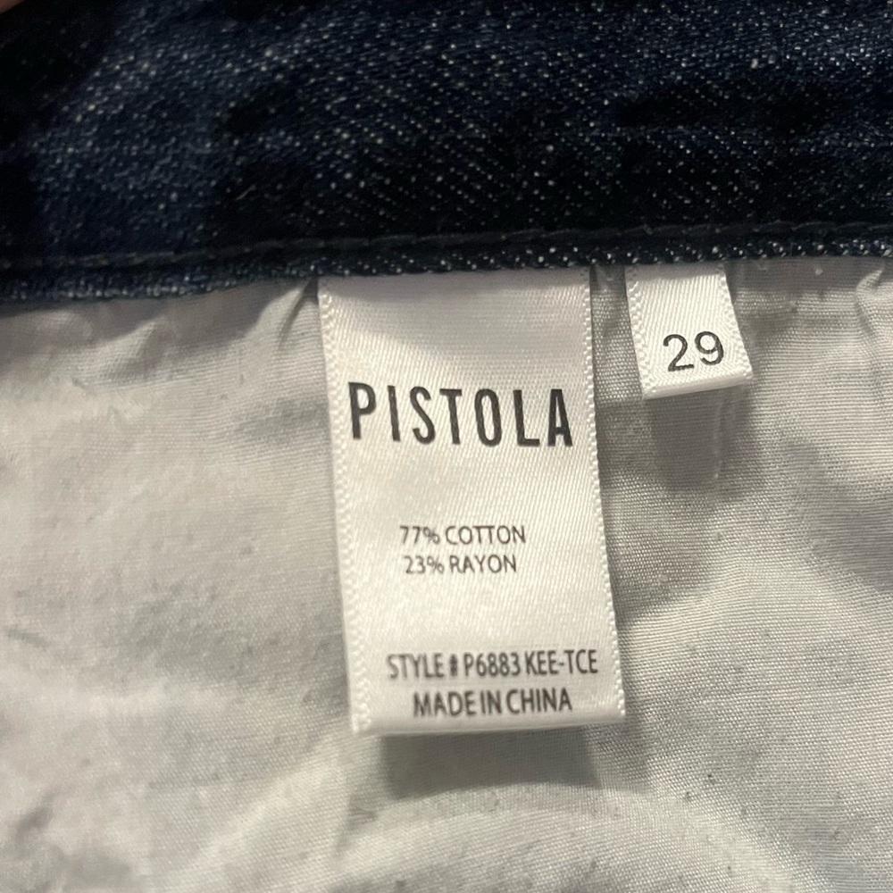 Pistola Charlie High Rise Straight Leg
Jeans Size 29 No Stretch - Picture 11 of 12